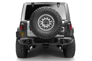 Jeep Wrangler JL Bumper - Rear - Go Rhino - Trailline Full Width - Black - `18-`27
